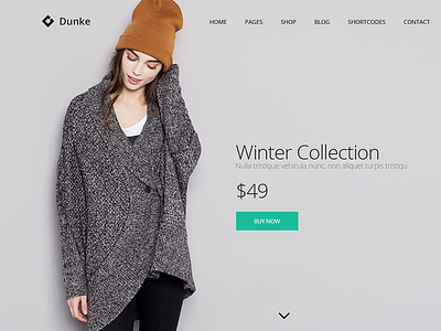 Clean Shop Page ecommerce shop woocommerce