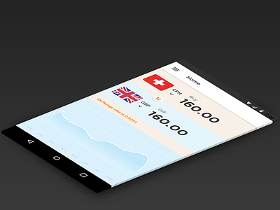 Android Currency Mobile app android app concept currency interaction material design mobile ui user interface ux