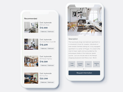Find a perfect home mobile app concept design free illustration iphone mobile shop typography ui ux vector