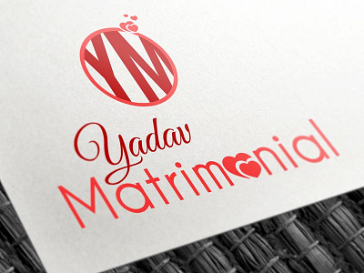Matrimonial Logo Branding app branding business card design illustration logo marriage matrimonial mobile psd web