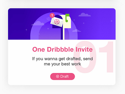 One Dribbble Invite