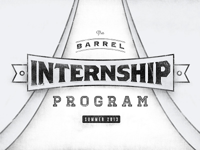 Barrel Internship Program Summer 2013