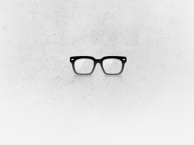 Personal Logo [Animated] animated eyeglass eyes geek gif grey logo mark nerd shine texture warby parker winston