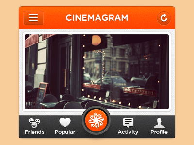 Cinemagram animation app cinemagraph gif icons iphone ui