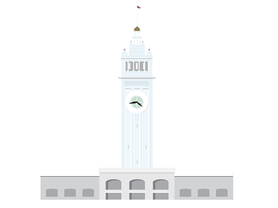 San Francisco Ferry Building Icon architecture city icon san francisco