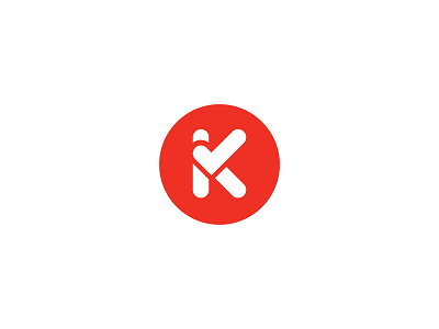 Kiddo Icon check dot icon k logo red