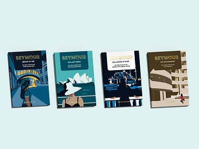 Seymour: Chocolate Packaging Illustrations