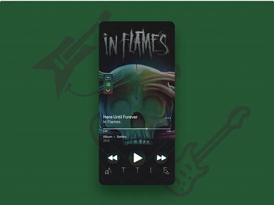 Riff App (Now Playing Screen)