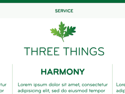 Three Things three things web