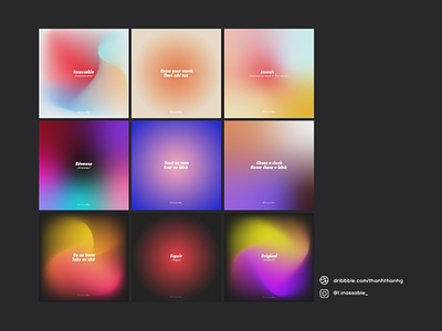 Gradients Instagram Posts