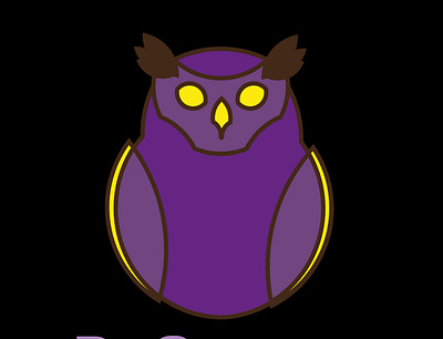 DeGregory Productions. Logo design feminist icon logo owl vector