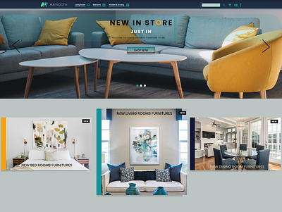 Maynooth Furniture Home Page Web Design graphic design ui uiux webdesign