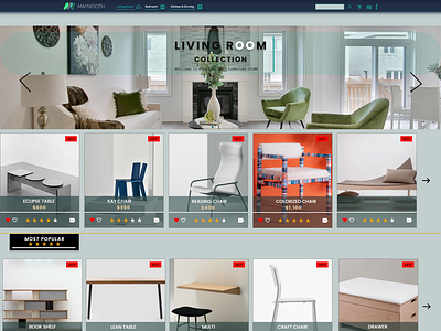 Maynooth Furniture Category Page  Web Design