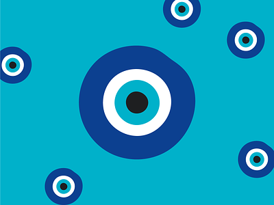 The Evil Eye 3d 3d design design evil eye eye graphic design illustration vector vector art