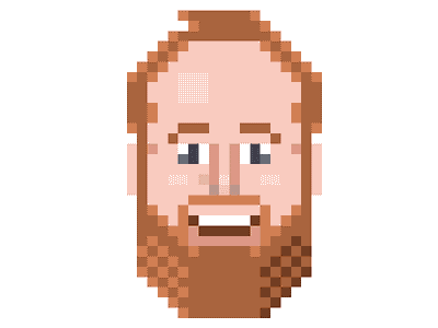 Dave Pixelated avatar headshot pixel pixel art pixel headshot pixelated