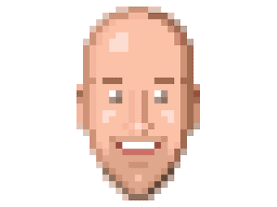 Rob Pixelated Dribbble avatar headshot pixel art pixel headshot pixelated