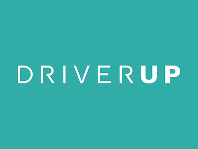 Driver Up car dealership drive identity logo logotype sales wordmark