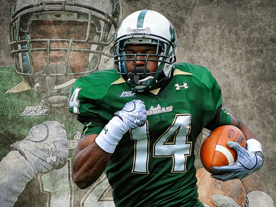 USF Bulls - Grungy Effect college football grungy textures usf bulls