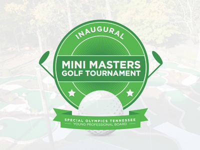 Mini Master Golf Tourney Logo golf logo green mini masters putt putt