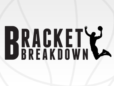 Bracket Breakdown Game Logo athlon sports basketball clean modern sports design typography