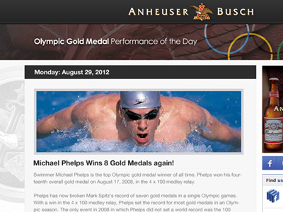 Anheuser Busch - Spec Work anheuser busch olympics