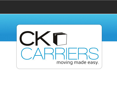 CK Carriers logo ck carriers clean moving made easy