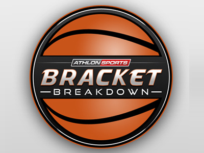 Bracket Breakdown Game Logo for Athlon Sports athlon sports basketball clean modern sports design typography