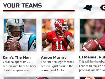 Athlon Sports Ipad App Design