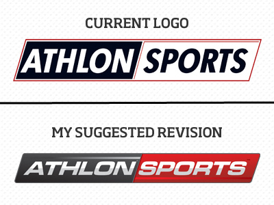 Athlon Sports Logo Revision Concept athlon branding sports