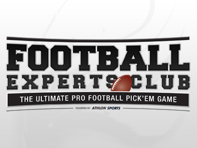 Athlon Sports Football Experts Game Logo athlon sports bold college football logo pro football typography