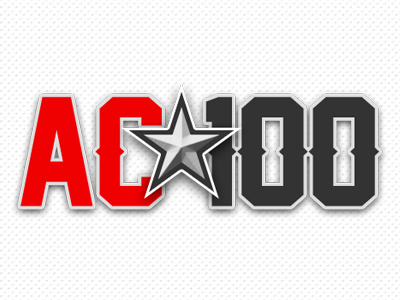 Athlon Consensus 100 Recruiting Logo athlon sports bold college football logo typography