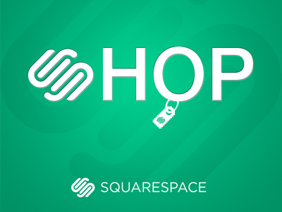 My Squarespace Commerce Logo Concept commerce green squarespace typography