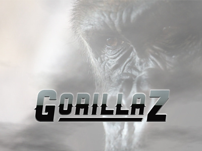 Gorillaz Logo - Type Treatment