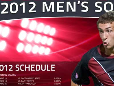 Stanford Men's Soccer Team Poster modern pac 12 soccer standford team schedule