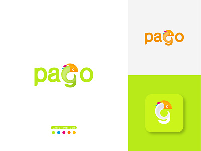 Pago Logo app branding creative logo design gradient graphic design icon illustration logo logo design logo macker pago logo ui ux vector