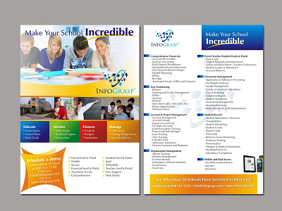 brochure/flyer design graphic design typography