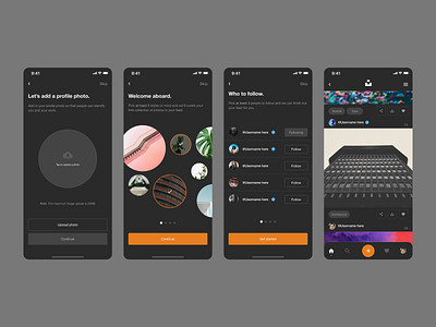 Unsplash Mobile App Concept Pt. 2 by Landon Cooper on Dribbble