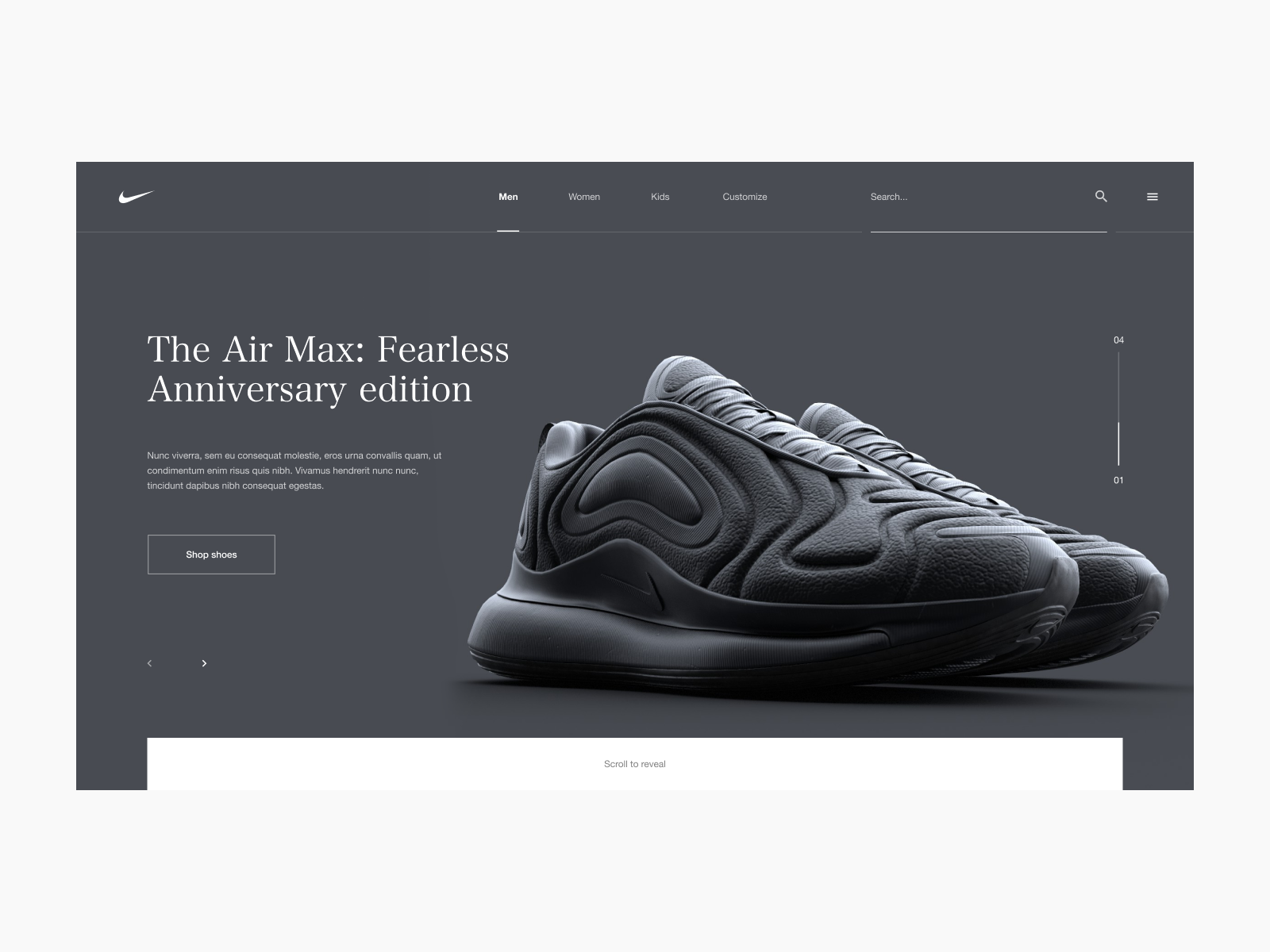 Nike Air Max Lookbook Concept Site by 
