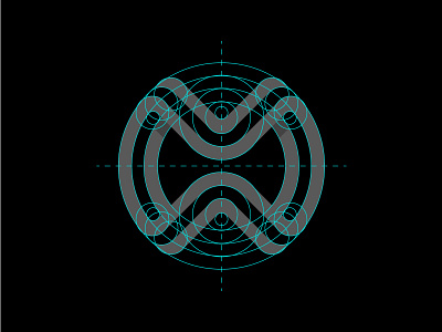 Fold Form Grid abstract branding design grid gridded identity illustration logo mark system