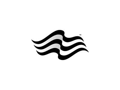 Flow flag flow identity logo mark sound stripes waves wind