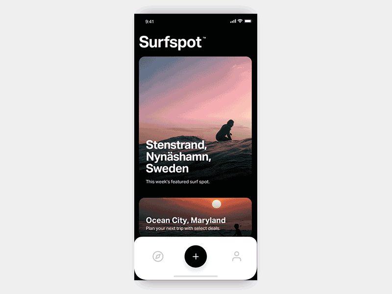 Surfspot Interaction