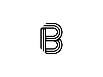 B b brand branding design digital grid icon identity logo mark monogram print vector web