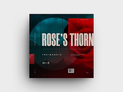 001 - Roses Thorn album album art album cover design digital grid icon identity illustration layout print roses thorn typography vector vinyl web