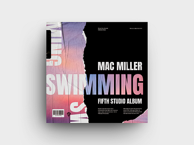 004 - Swimming branding digital fonts gradient gradient color grid identity illustration layout mac miller photoshop print swimming type typography ui vector
