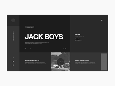 JACK BOYS Website Wireframe Pt. 1