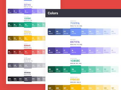 Brandboom Color Swatches colors design system guidelines styleguide swatches ui