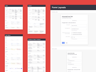 Brandboom Form Guidelines fields form elements guidelines layout styleguide switches ui