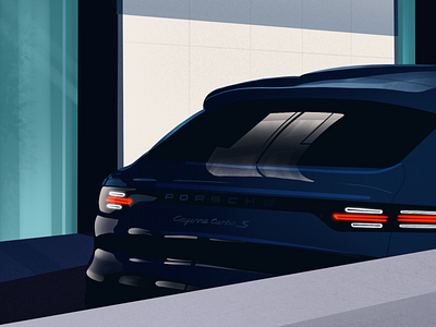 Opulence car drawing illustration luxury modern procreate rich