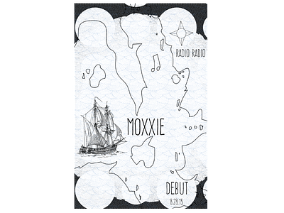 Moxxie Poster Design album release graphic design music poster poster design
