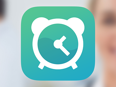 Amcare App Icon android app clock flat homescreen icon ios ios7 logo mobile web app